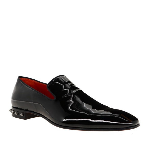 Christian Louboutin Marquees Oxford Shoes Black Patent Leather Size 10 U… - Picture 3 of 7